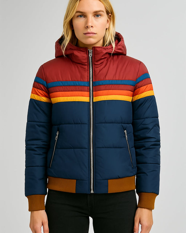 Damen Regenjacke Mit Wasserdichtem Design