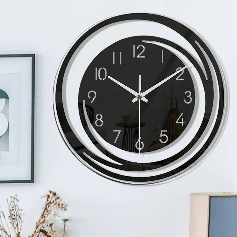 Minimalistische Geräuschlose Wanduhr - Friedlicher Wand Stil