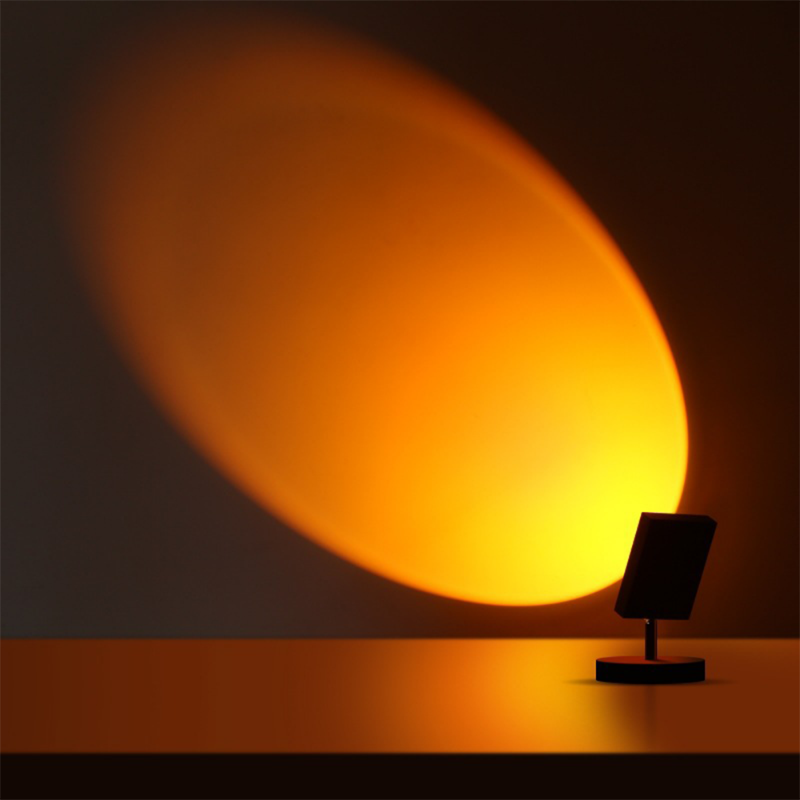 Retro Sonnenuntergang Tischlampe – Stilvolle LED-Stimmungslampe im Vintage Design