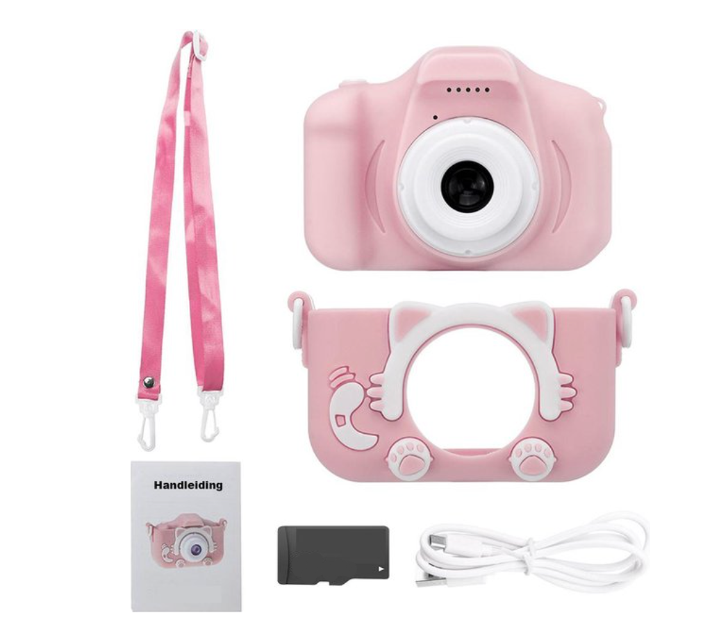 Kinderkamera HappyPic mit HD 1080p & 20MP – stoßfest & mit Spielen