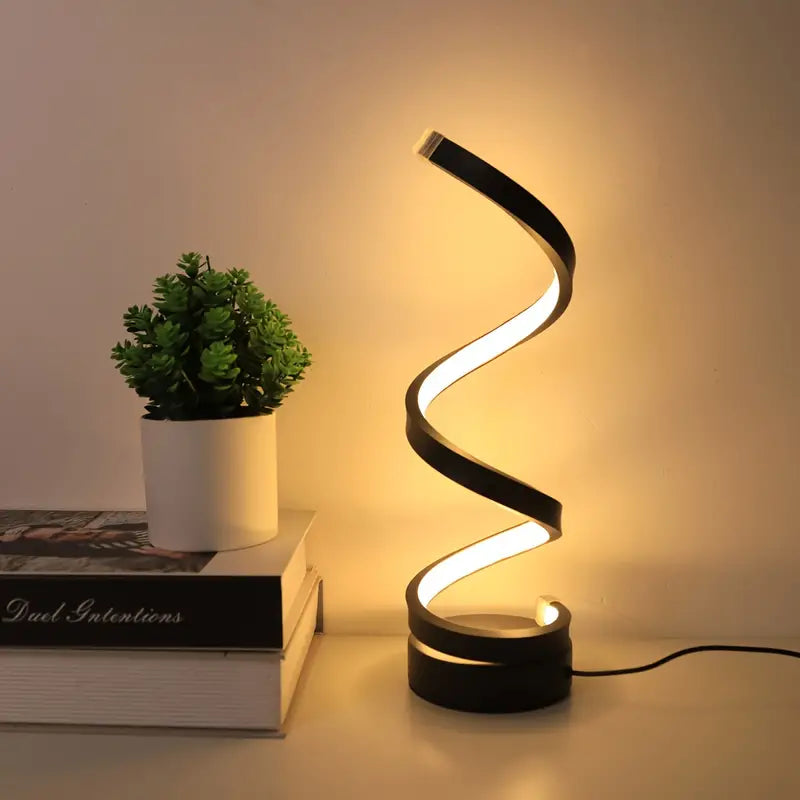 Elegante dimmbare LED-Spirallampe für stilvolle Wohnräume