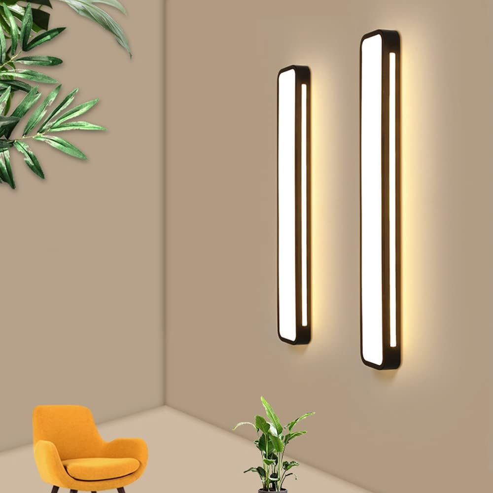 Nordische LED Deckenleuchte – länglich, dimmbar & modern