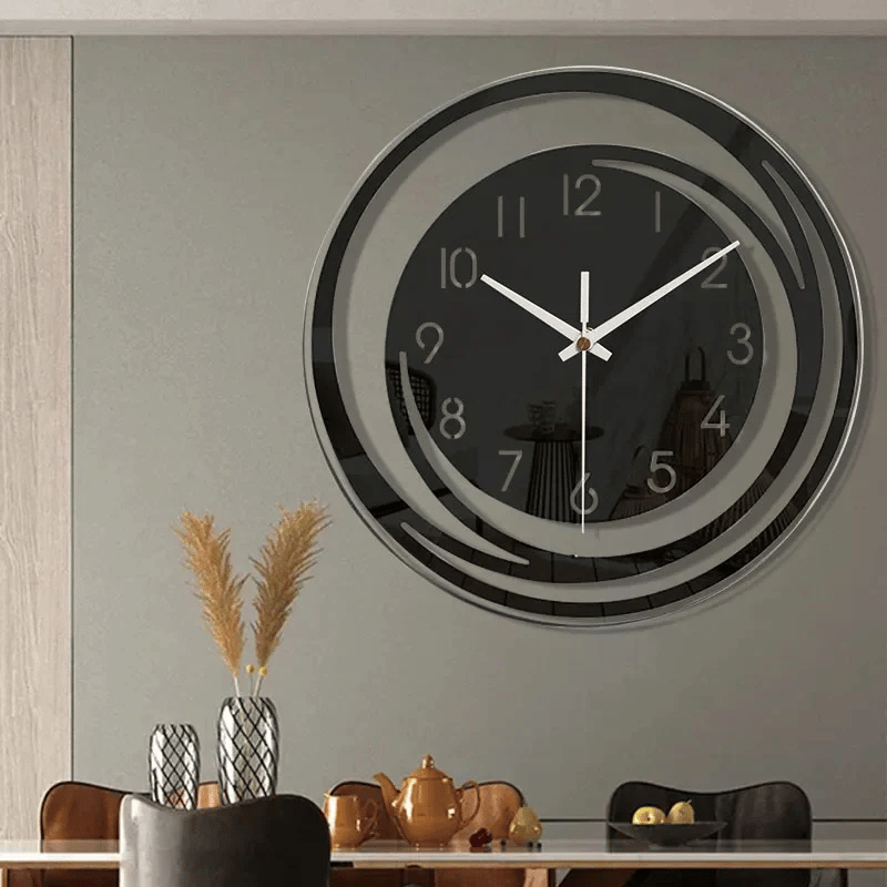 Minimalistische Geräuschlose Wanduhr - Friedlicher Wand Stil