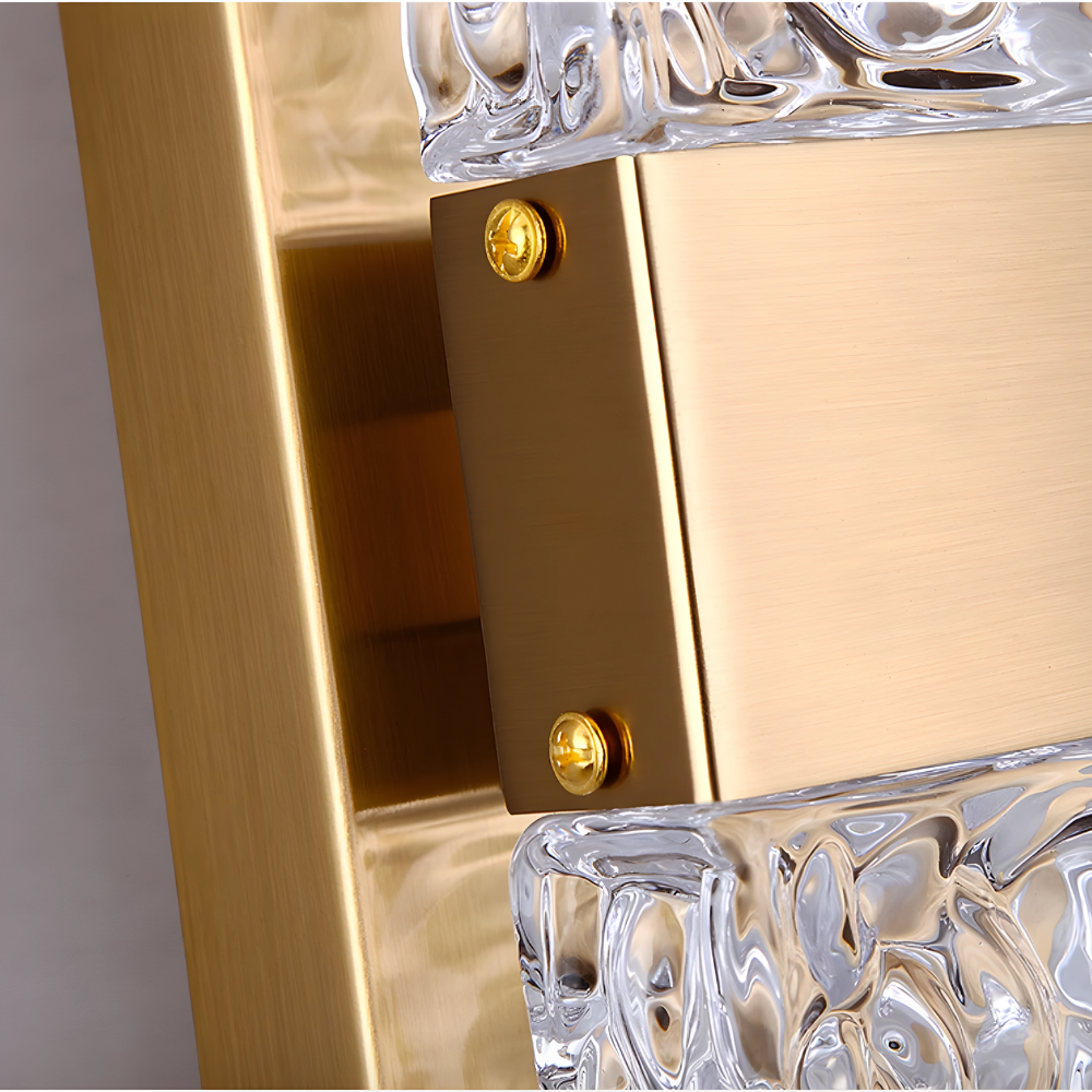 Luxuriöse elegante LED-Wandleuchte mit Kristalloptik für Wohnzimmer