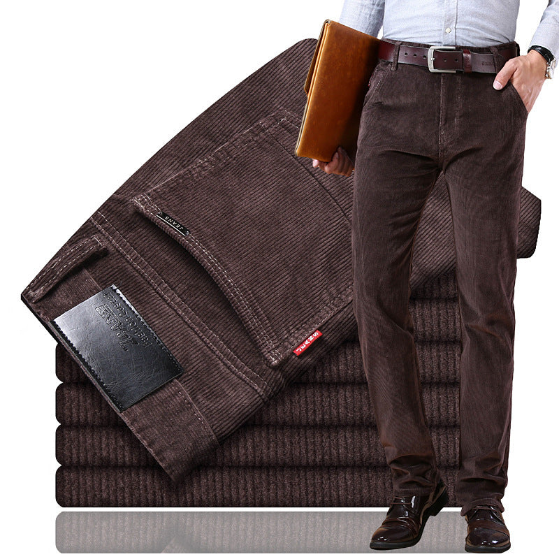 Herren Cordhose Mit Retro Design