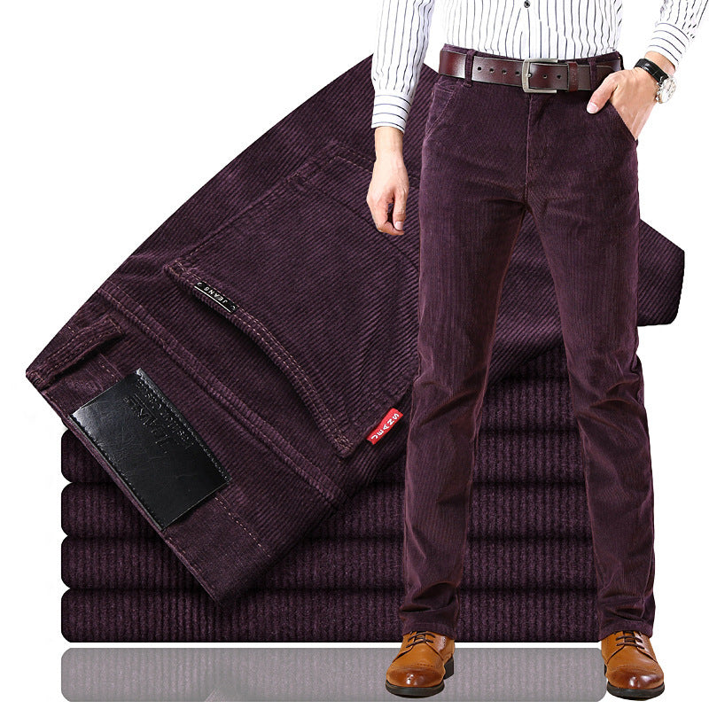 Herren Cordhose Mit Retro Design