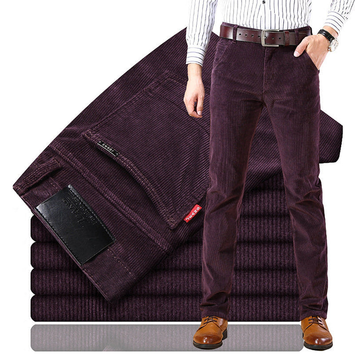 Herren Cordhose Mit Retro Design