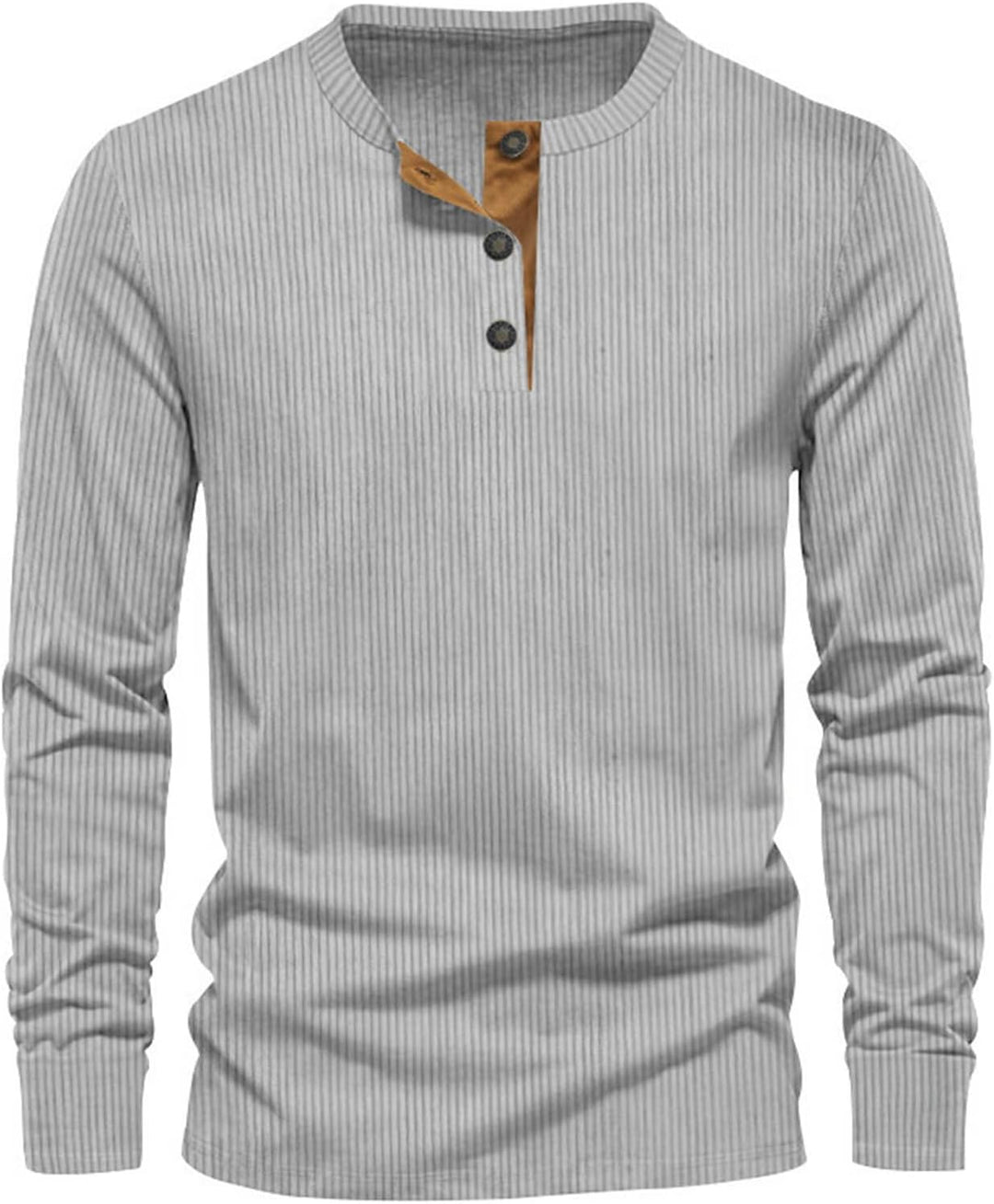Herren Langarm T Shirt Aus Cordstoff