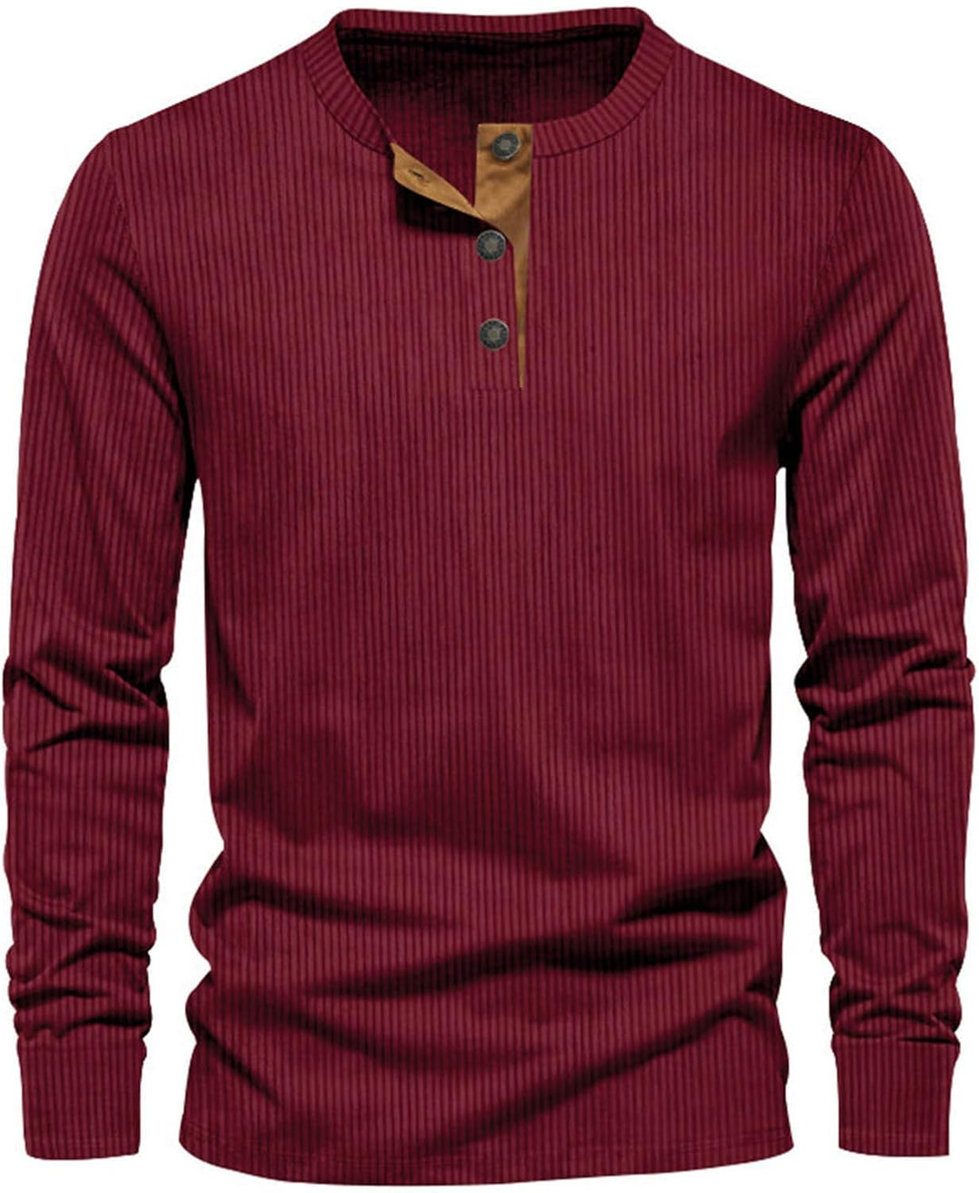 Herren Langarm T Shirt Aus Cordstoff