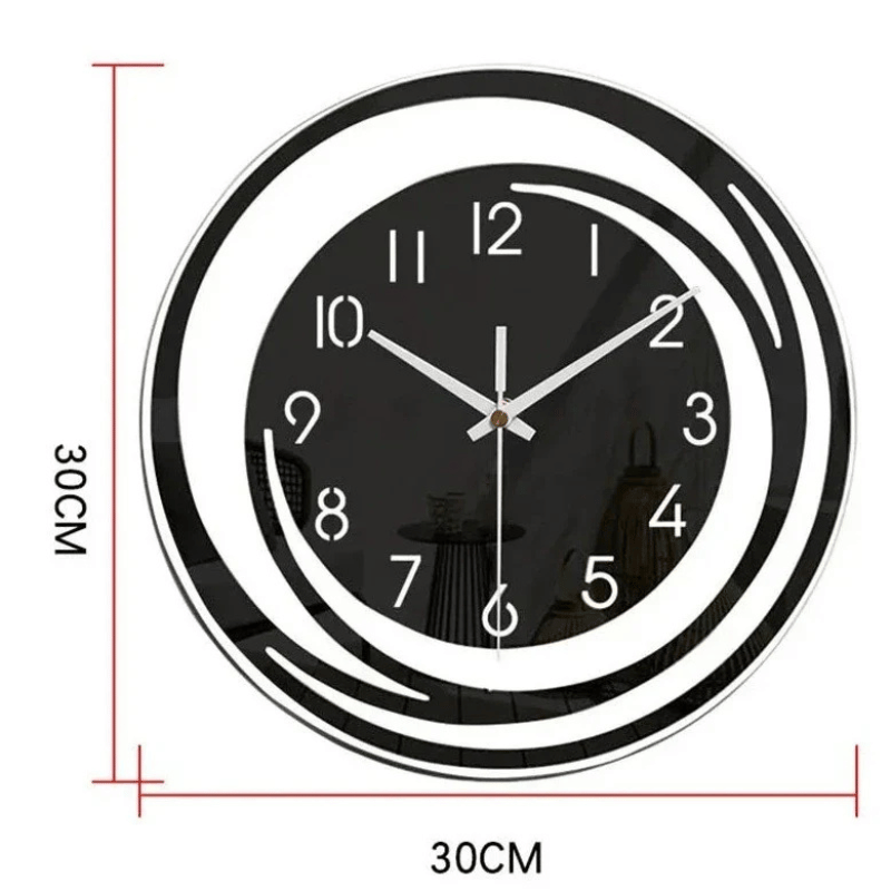 Minimalistische Geräuschlose Wanduhr - Friedlicher Wand Stil