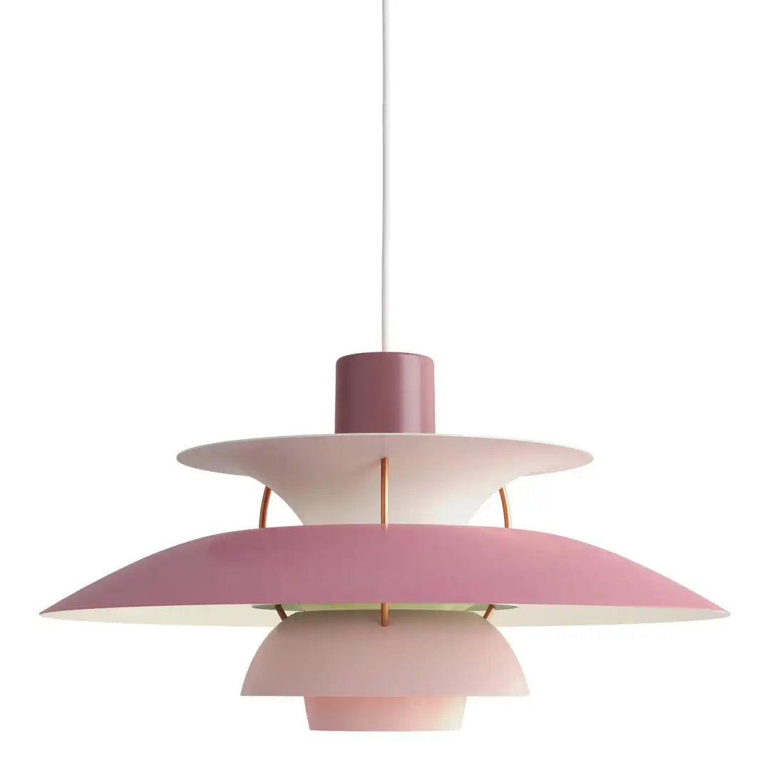 Moderne Pendelleuchte, mehrfarbig, skandinavisches Design, Metall, Wohnzimmerbeleuchtung.