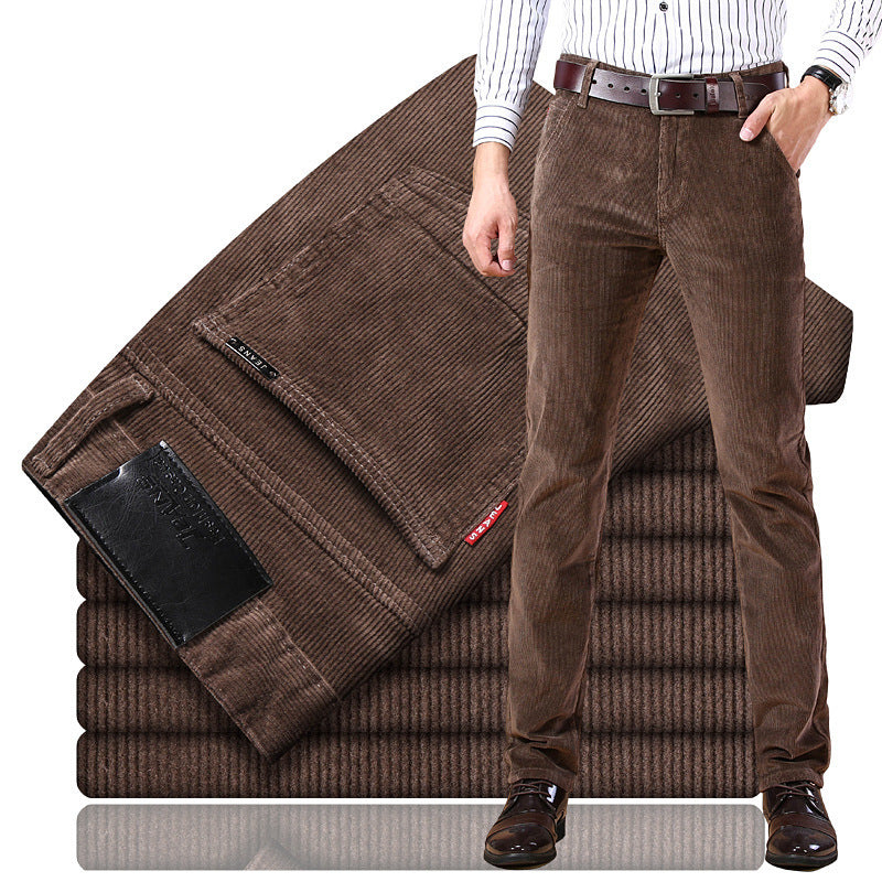 Herren Cordhose Mit Retro Design
