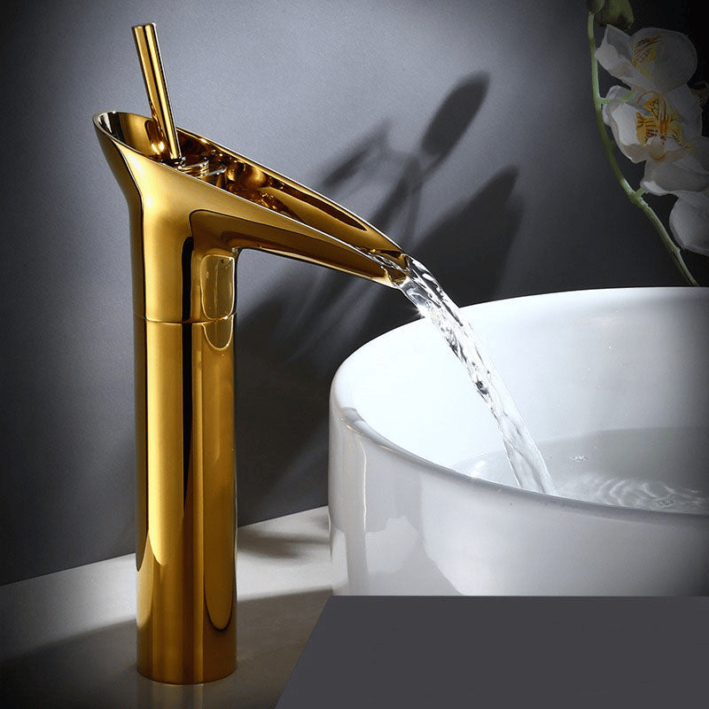 Moderne Wasserfall Waschbeckenarmatur