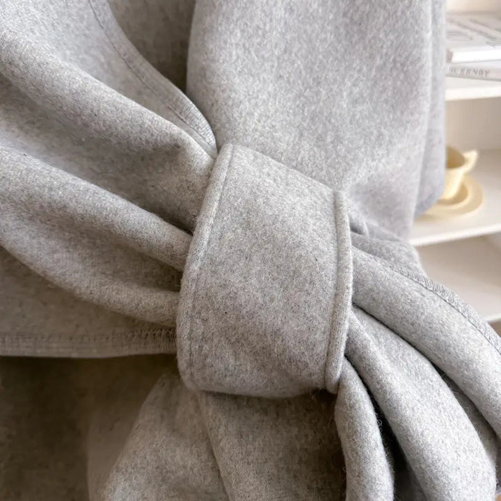 Damen Poncho Mantel Mit Winddichtem Design