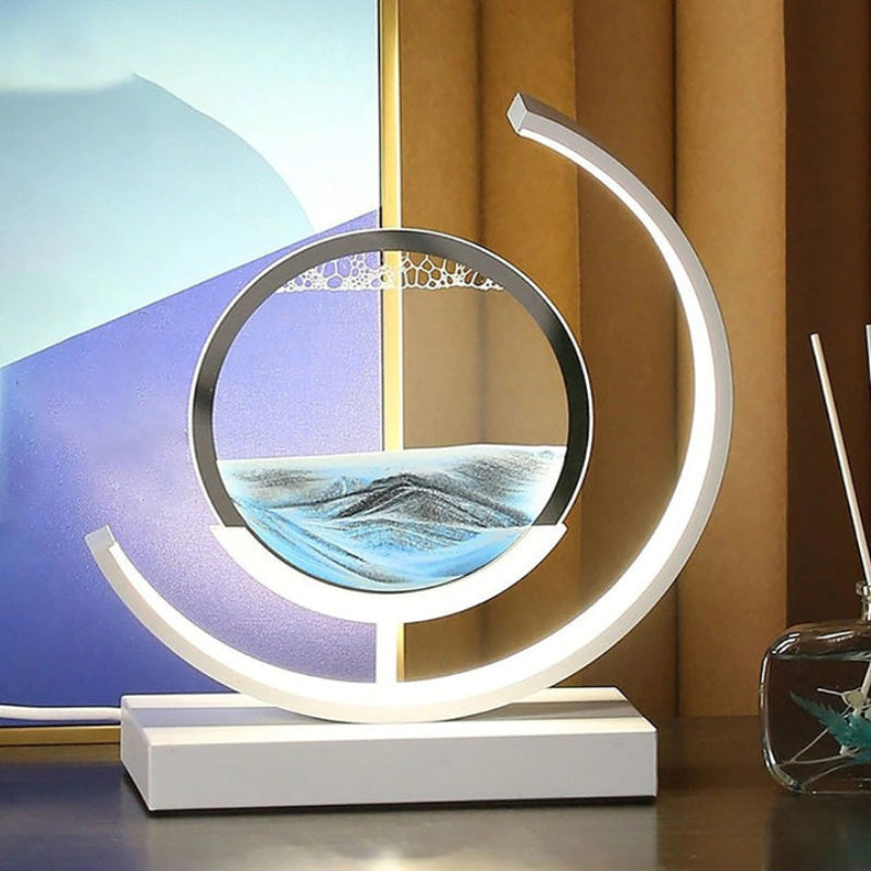 Beruhigende Sandkunst Tischlampe - Ruhige Heim Dekoration