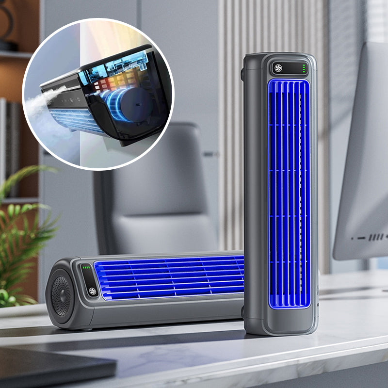 Kabellose Mini-Klimaanlage mit Wandmontage