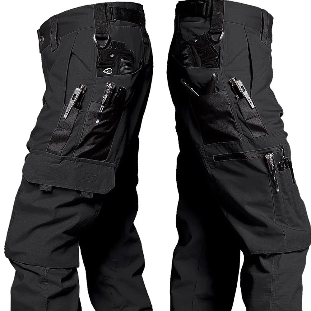 Herren Cargo Hose Mit Camo Muster Und Mehreren Taschen