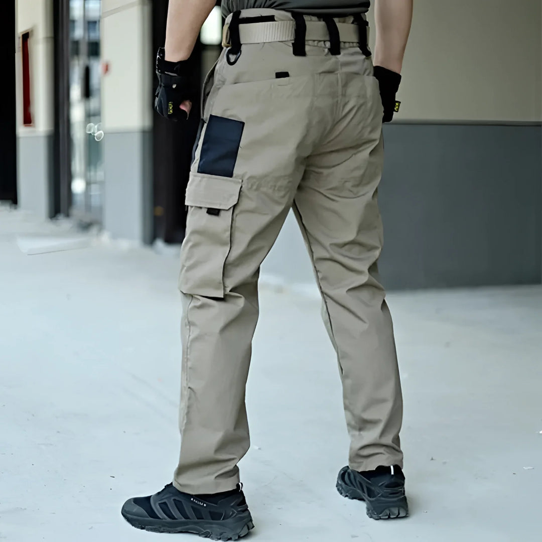 Herren Cargo Hose Mit Camo Muster Und Mehreren Taschen
