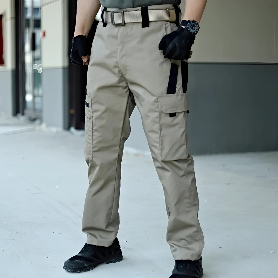 Herren Cargo Hose Mit Camo Muster Und Mehreren Taschen