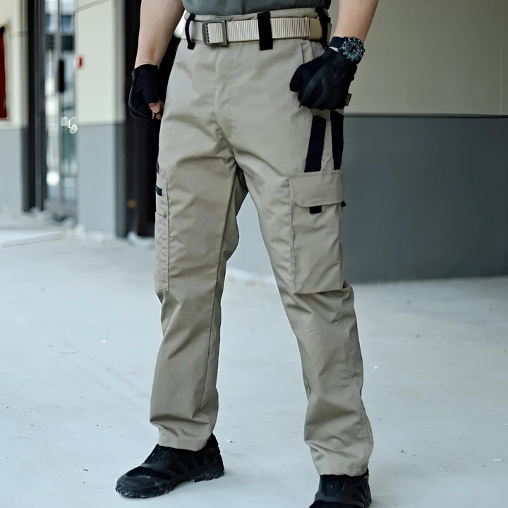 Herren Cargo Hose Mit Camo Muster Und Mehreren Taschen
