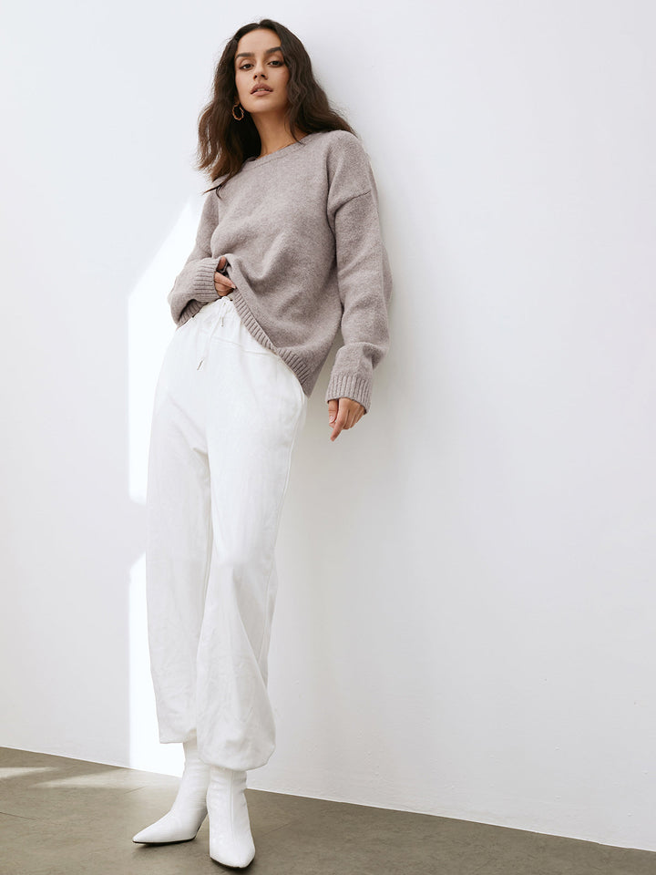 Damen Leichter Pullover Mit Weichem Griff