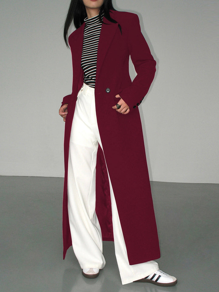 Damen Blazer Mantel Mit Struktur Und Elegantem Schnitt