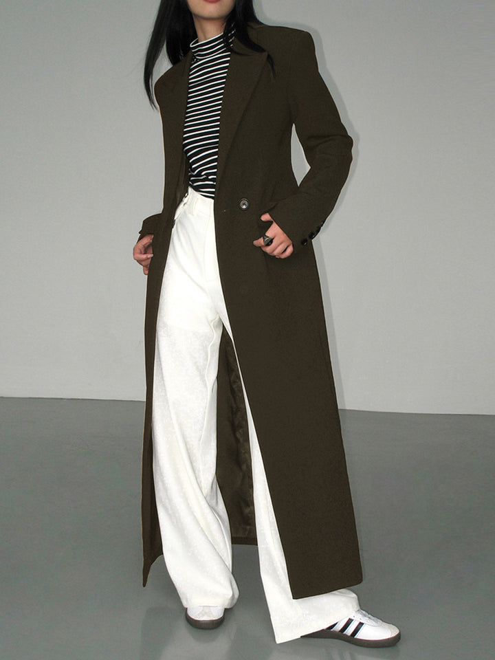 Damen Blazer Mantel Mit Struktur Und Elegantem Schnitt