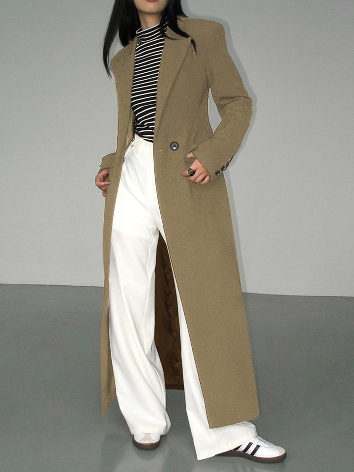 Damen Blazer Mantel Mit Struktur Und Elegantem Schnitt