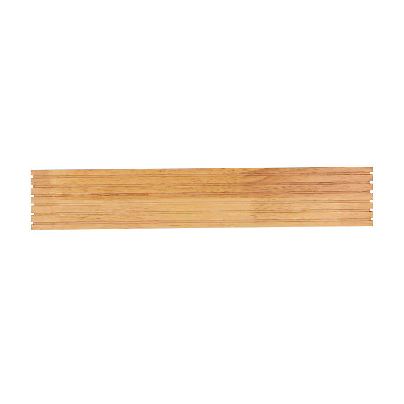 Rechteckige LED Wandleuchte aus Holz und Acryl im minimalistischen Design