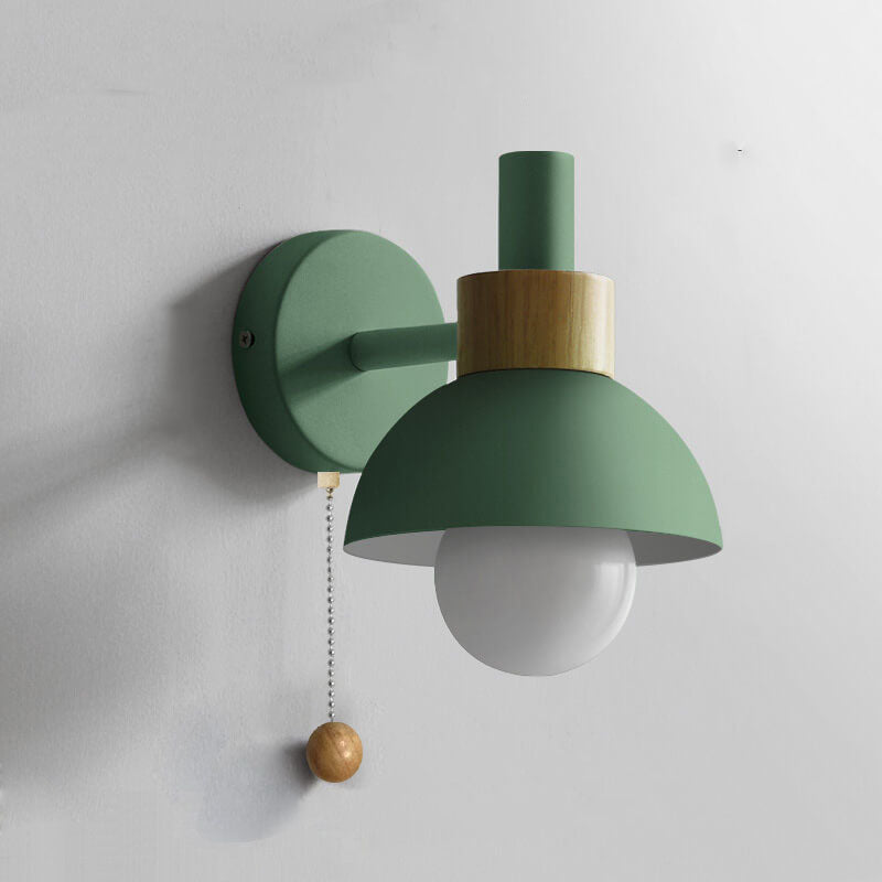 Moderne Glas Wandleuchte in Kugelform für das Wohnzimmer