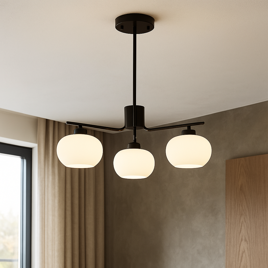 Hängelampe Kronleuchter – Modernes Glasdesign für Esszimmer und Schlafzimmer