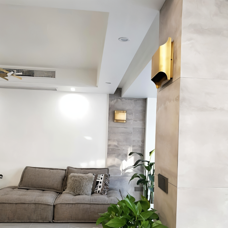 LED Wandleuchte Kupfer – Moderne Up & Down Wandlampe für Wohnräume