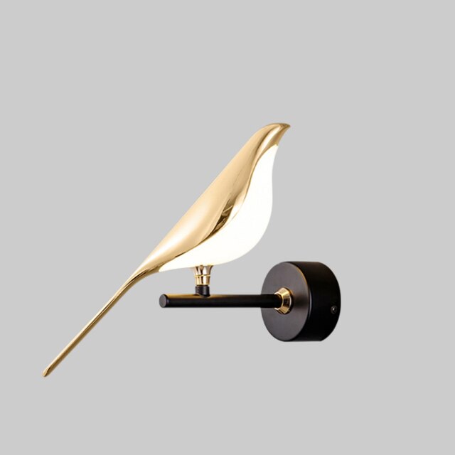 Moderne LED Lampe MrBird – Magnetisch einstellbar als Wand- oder Tischleuchte