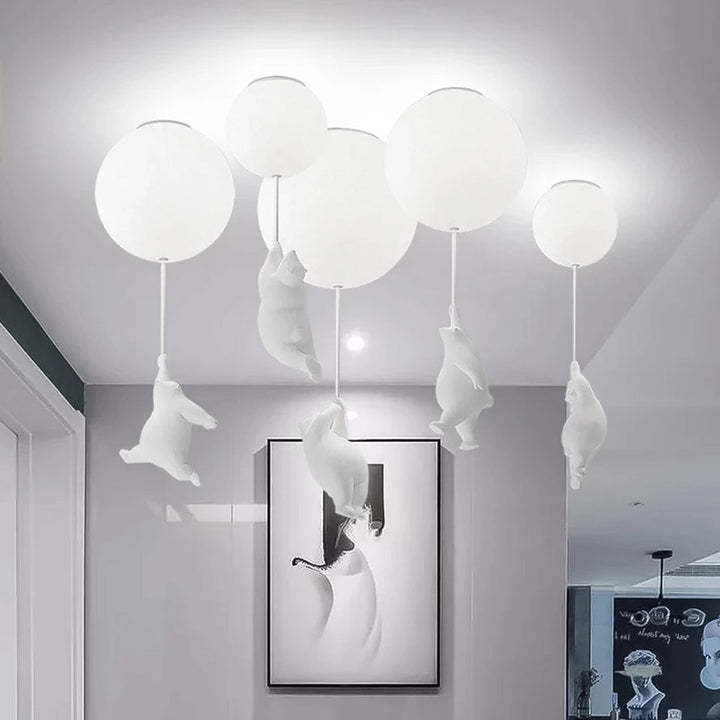 Nexa Bären-Spiel Deckenlampe für Kinderzimmer