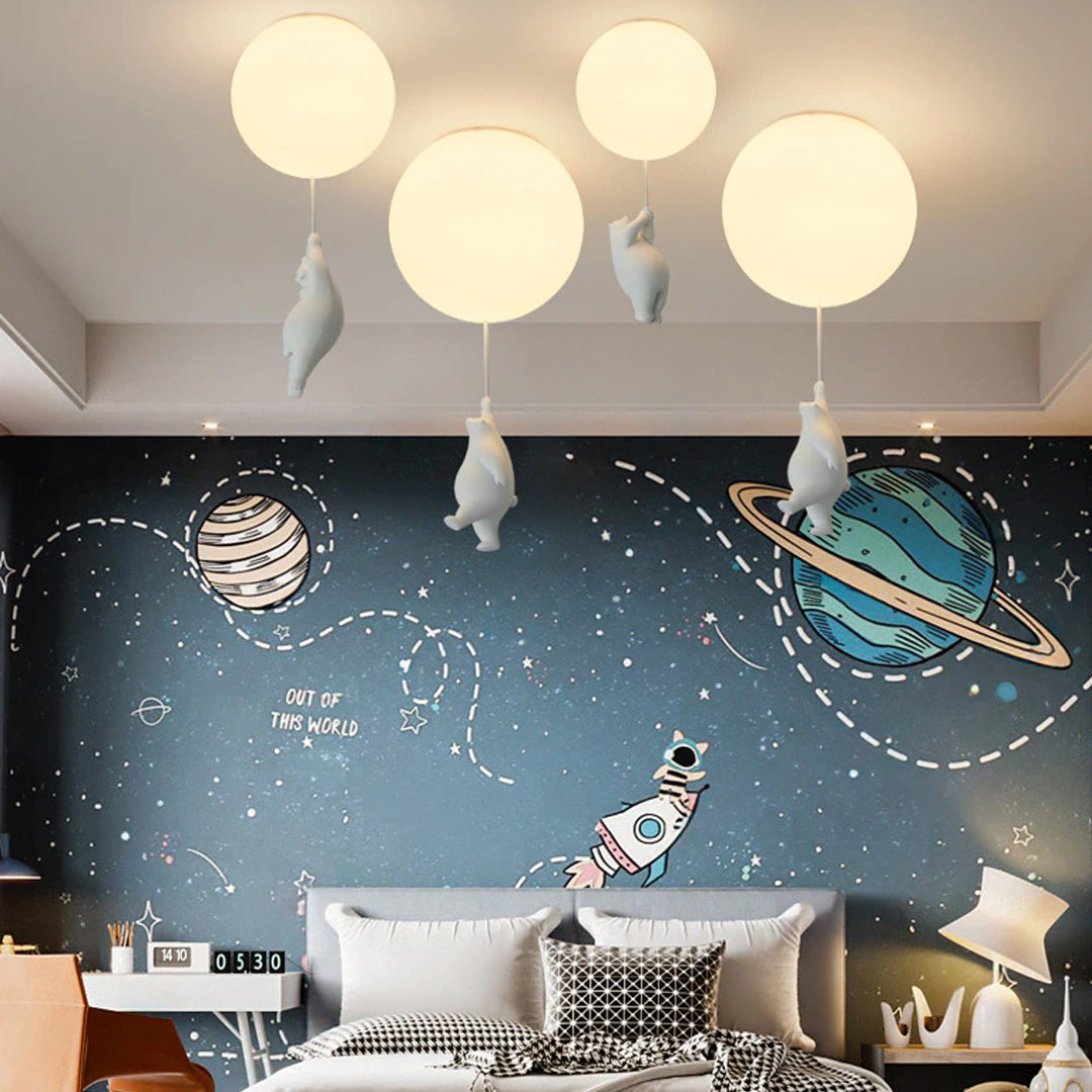 Nexa Bären-Spiel Deckenlampe für Kinderzimmer