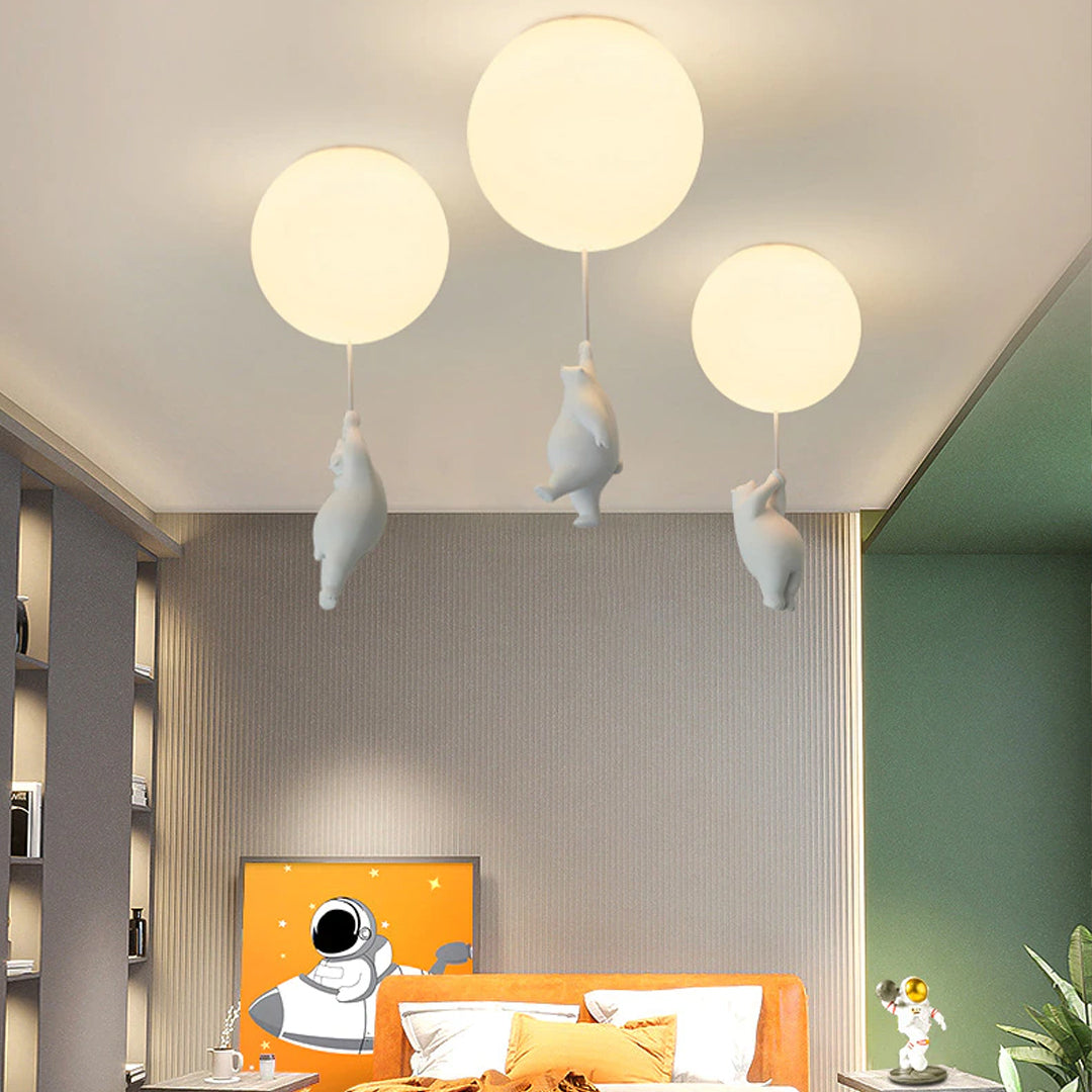 Nexa Bären-Spiel Deckenlampe für Kinderzimmer