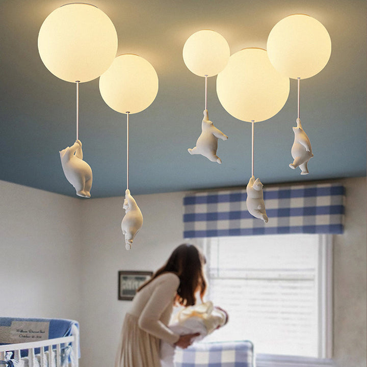 Nexa Bären-Spiel Deckenlampe für Kinderzimmer