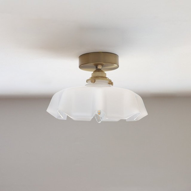 Draped Flower Glas-Decken- und Pendelleuchte im Retro-Stil
