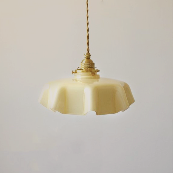Draped Flower Glas-Decken- und Pendelleuchte im Retro-Stil