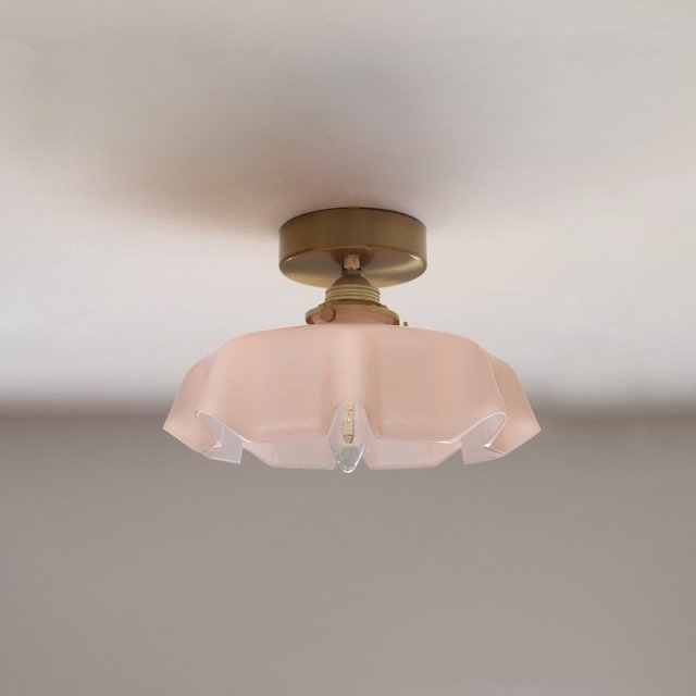 Draped Flower Glas-Decken- und Pendelleuchte im Retro-Stil