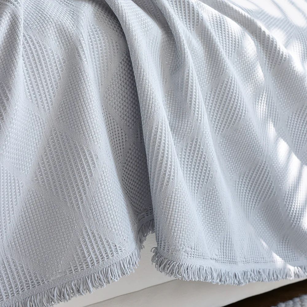 Sofahusse mit Rautenmuster – Chenille Überwurf für modernen Schutz