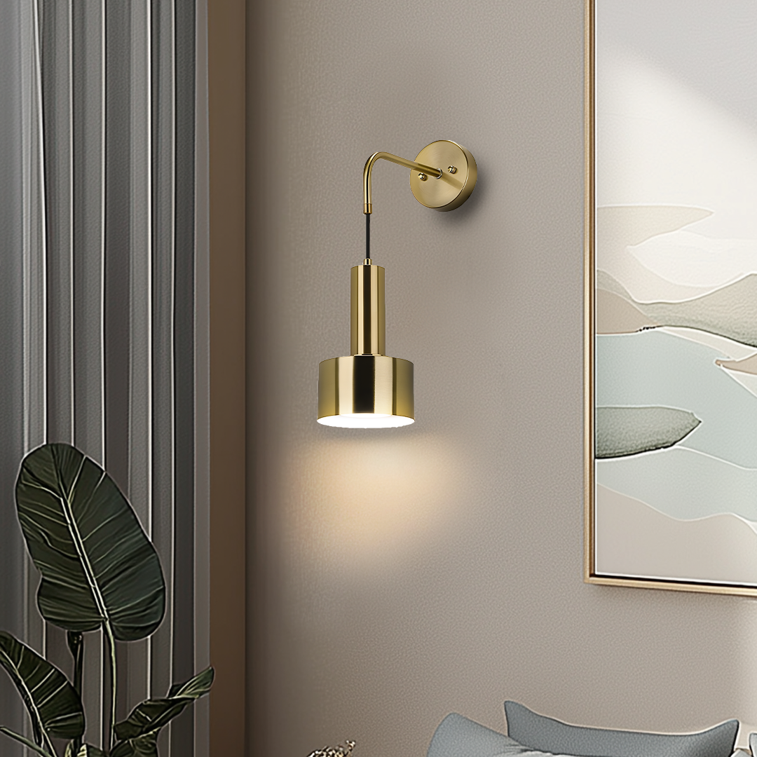 Kabellose Wandlampen im 2er-Set mit Schraubmontage für Schlafzimmer und Flur