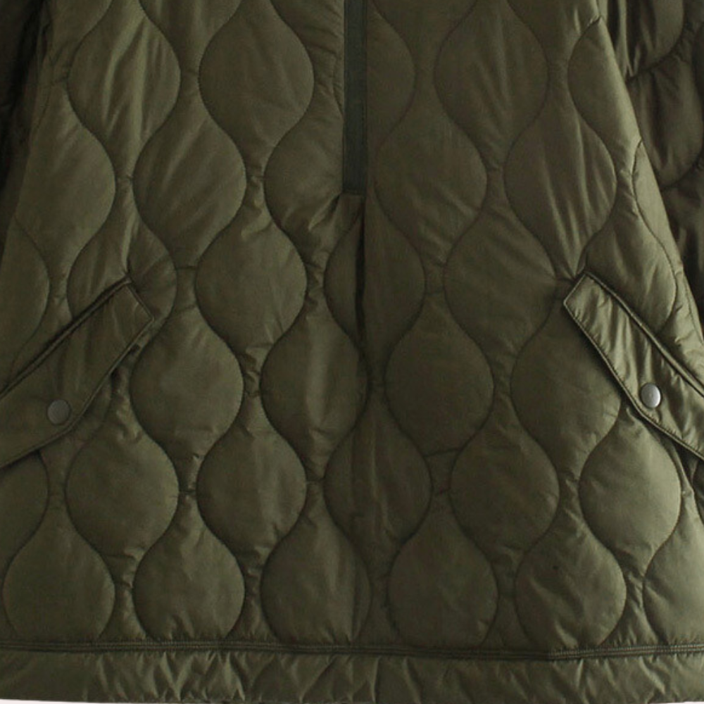 Damen Leichte Übergangsjacke Mit Steppdesign