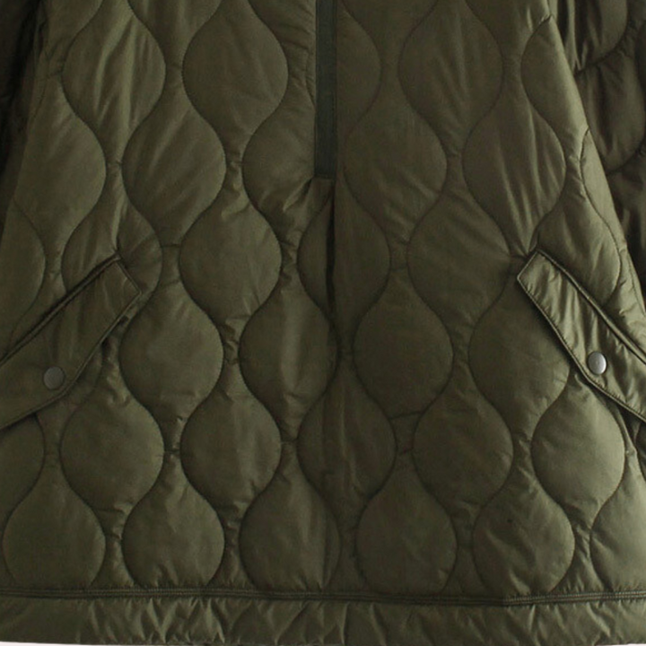Damen Leichte Übergangsjacke Mit Steppdesign