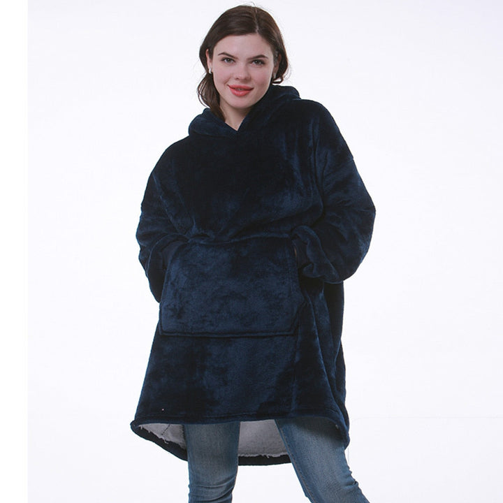 Damen Oversize Hoodie Decke Mit Kapuze