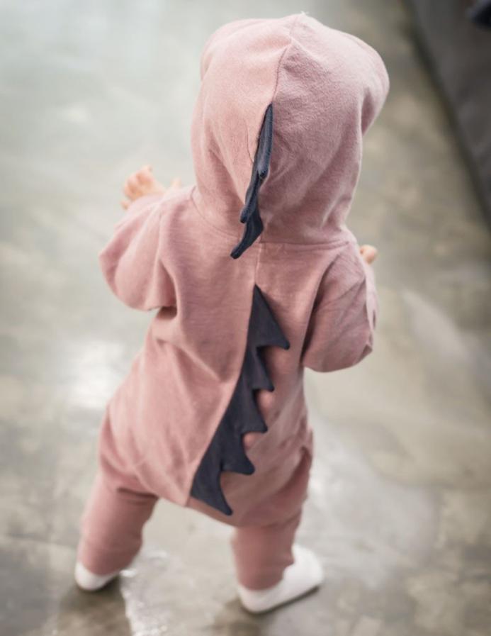 Baby Strampler mit Dinosaurier Design und 3D-Stacheln