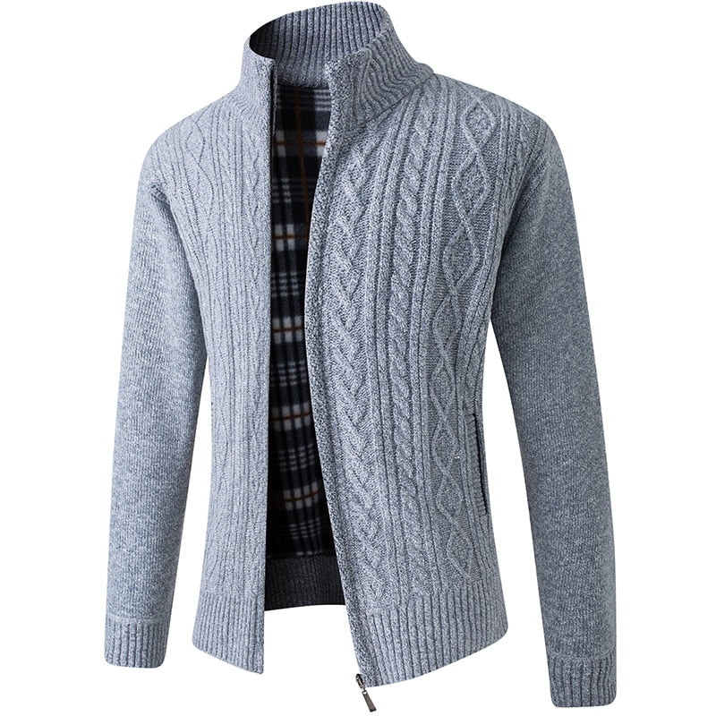 Herren Strickweste Mit Weichem Innenfutter
