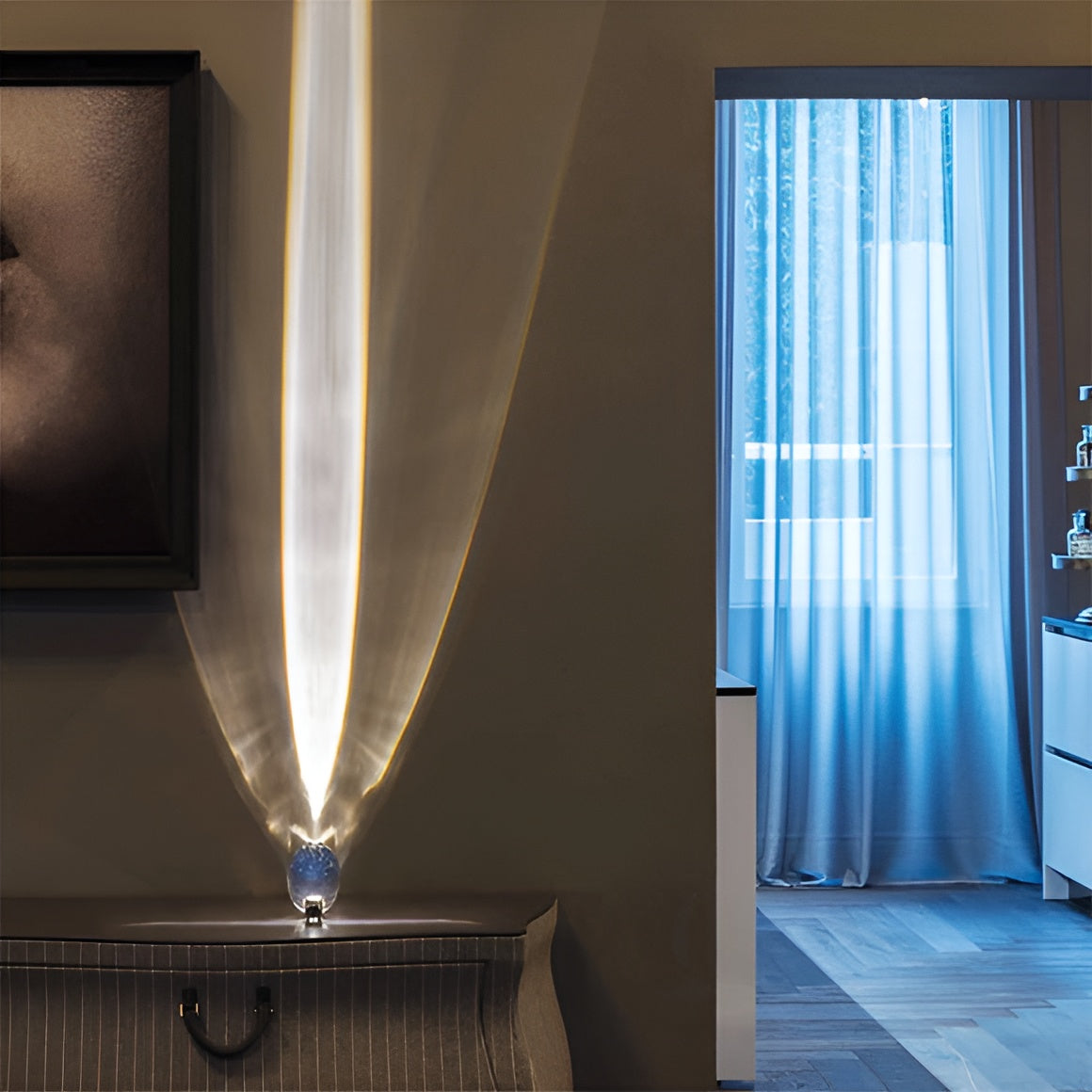 LED Projektionslampe mit Prisma-Effekt – magisch & dekorativ