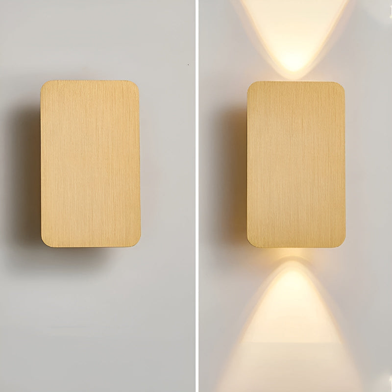 Moderne LED-Wandleuchte im minimalistischen Design