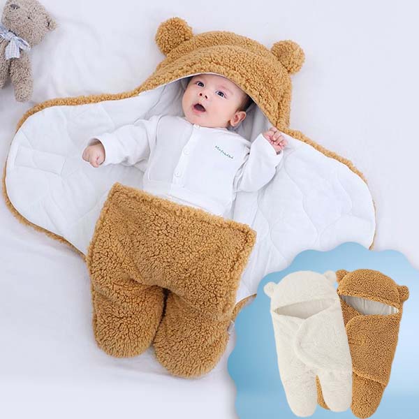 Baby Schlafsack im Teddy-Design